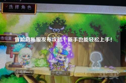 冒险岛私服发布攻略｜新手也能轻松上手！