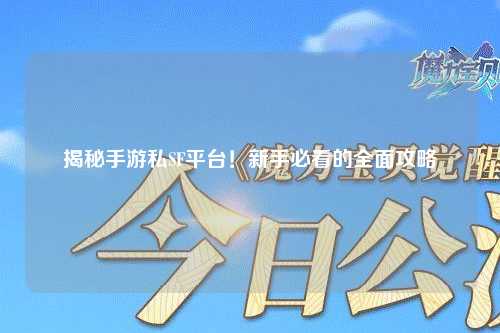 揭秘手游私SF平台！新手必看的全面攻略