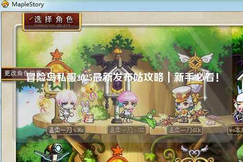 冒险岛私服2025最新发布站攻略｜新手必看！