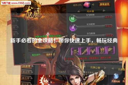 新手必看的全攻略!带你快速上手,畅玩经典