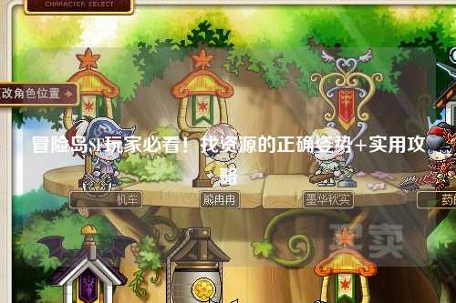 冒险岛SF玩家必看!找资源的正确姿势+实用攻略