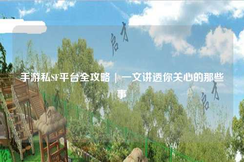手游私SF平台全攻略 | 一文讲透你关心的那些事