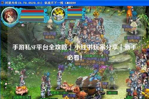 手游私SF平台全攻略 | 小红书玩家分享｜新手必看！