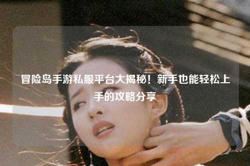 冒险岛手游私服平台大揭秘！新手也能轻松上手的攻略分享✨